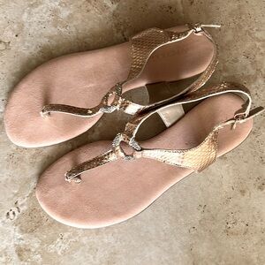 Aerosoles Rose Gold Sandals